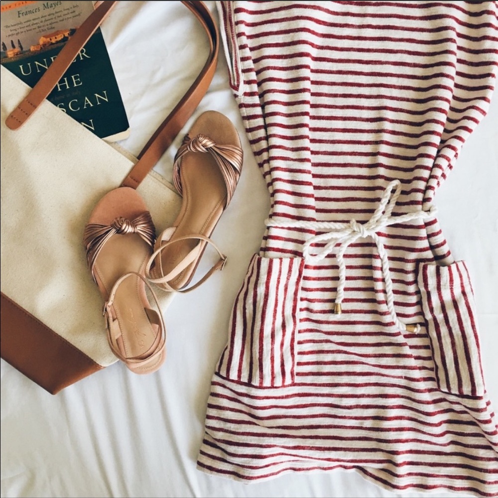 😎🏖Stripped Terry Cloth Forever21 Dress🏝🌞 - Picture 6 of 15